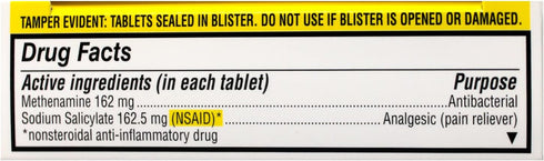 Cystex Plus Urinary Pain Relief Tablets, 40 ea