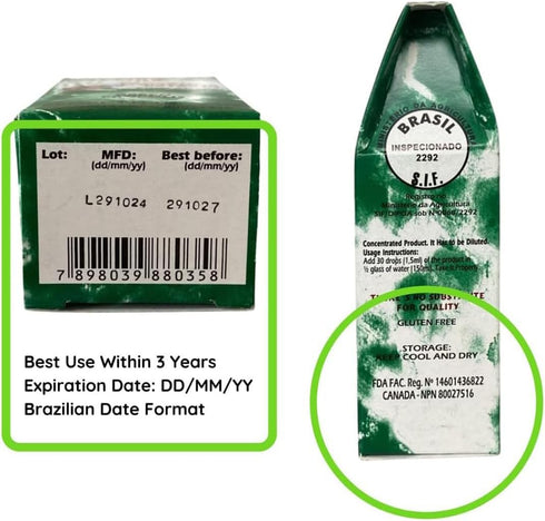Pon Lee Brazil Green Bee Propolis Liquid Extract, No Alcohol, 30ML, 1 Pack