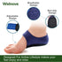 Welnove 2PCS Heel Protectors, Heel Sleeves Pads for Relieving Heel Pain from Plantar Fasciitis, Cracked Heels