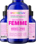 Wonder Femme 100% Natural Plant-Based Hormone Balance Supplement for Women, 17 Herbal Ingredients, 2 oz Liquid