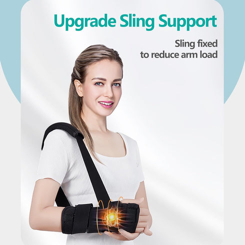 lefeke Carpal Tunnel Wrist Brace Night Support for Right Hand, Adjustable Hand Brace with Replaceable Splints, Pain