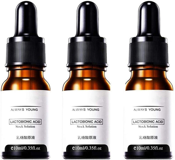 Lactobionic Acid Essence, Face Shrink Pores Serum Oil, Anti-Aging Wrinkle Skin Facial Serum, Remove Blackheads, Acne (3