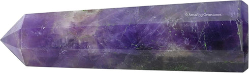 Amazing Gemstone Set of 3 Crystal Towers - Amethyst, Rose Quartz, Black Tourmaline for Reiki Healing (2 Inch to 3 Inch)