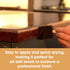 Furniture Clinic Danish Oil 8.5oz/250ml - Wood Care for Interior & Exterior, Non-Toxic Natural Satin Finish