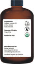 Organic Lemon Essential Oil - Huge 4 FL OZ - 100% Pure & Natural – Premium Natural Oil with Glass Dropper (Lemon Oil)