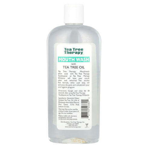 Tea Tree Therapy Free-12 (3 Pack) Tea Tree Mouthwash Alcohol Ounce