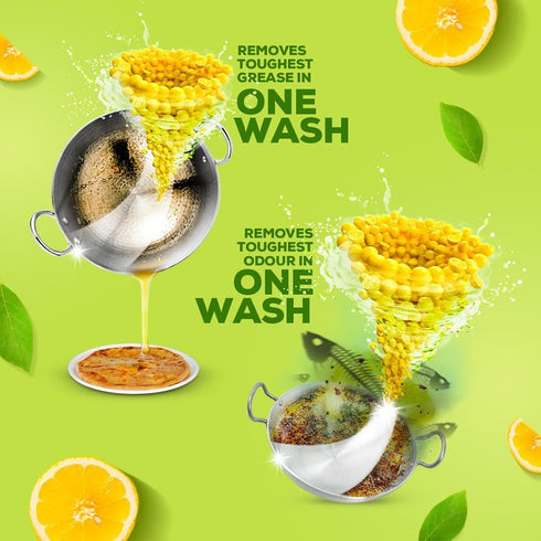 Vim Dishwash Liquid Gel Lemon Refill Pouch, 2 LTR