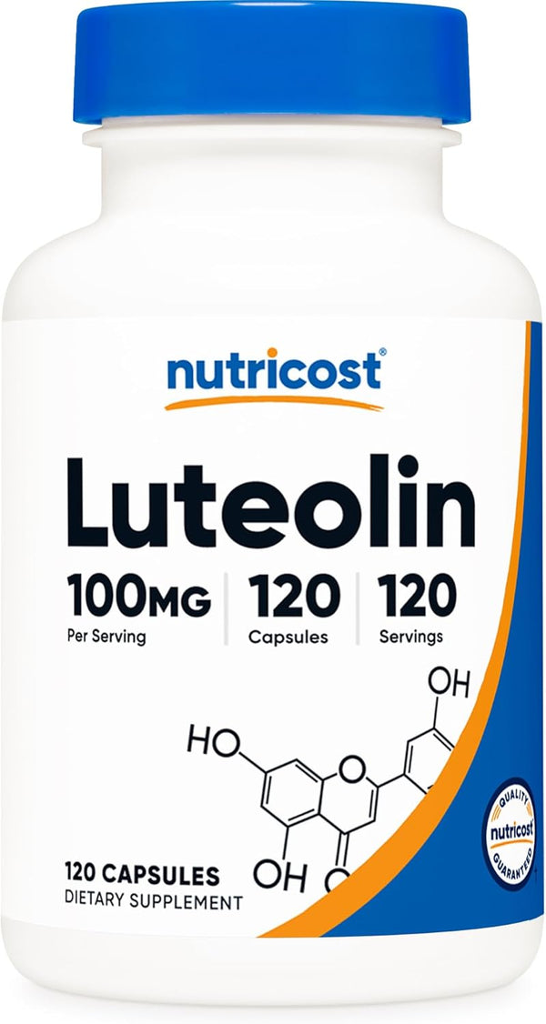 Nutricost Luteolin 100mg, 120 Capsules - Vegetarian Friendly, Non-GMO, Gluten Free