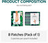 Stay Cool Healing Patch (8ea), Korean Foot Pads for Relaxing, Detoxing Pads, All Natural Herb Remedy for Stress Relief