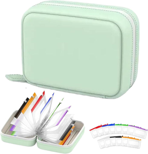 Waterproof Pill Organizer Pouch Set, a8 Waterproof Pill Organizer Set, 14Removable, Color-Coded