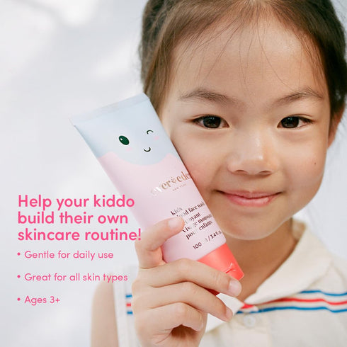 Evereden Kids Cloud Face Wash: Tropical Sorbet, 3.4 fl oz | Fun & Non-toxic Skin Care for Sensitive Kids