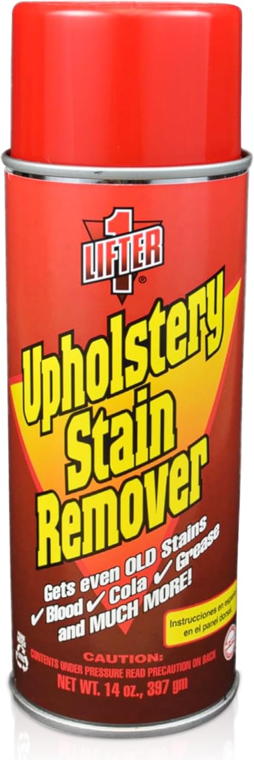 Multi-Fabric Upholstery Stain Remover and Carpet Cleaner for Car Carpets, Seats, and Furniture, 14oz