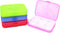 Honbay 4PCS 6 Compartments Waterproof Plastic Pill Organizer Box Case for Daily or Travel Use