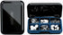 DUBSTAR Small Pill Organizer, Waterproof Travel Pill Box with 6 Compartments for Pocket Purse, Black Medicine Holder