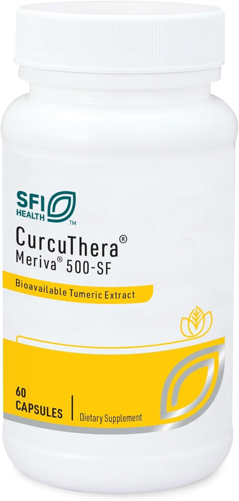 Klaire Labs CurcuThera - 500 mg Meriva Curcumin Complex with Patented Phytosome Delivery Technology (60 Capsules)