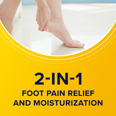 Aspercreme Odor Free Lidocaine Foot Pain Relief Cream - 4 oz., Safe for Diabetic Skin