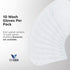 Medcosa Adult Washcloths - Unique Disposable Body Wipes Shaped Like a Glove, Pack of 10