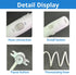 Oral Hygiene Hose Plastic Handle Accessories for Waterpik Water Flosser, Compatible with WP-100 WP-900 Models