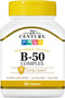 21st Century B 50 Complex Prolonged Release Tablets, 60 Count (Pack of 1)
