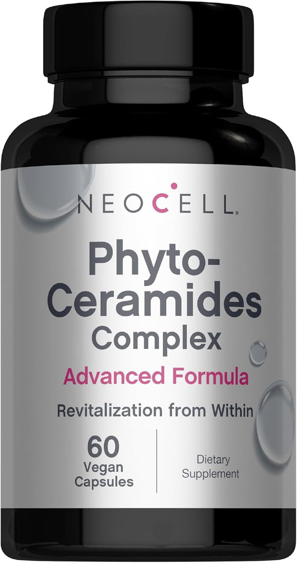 NeoCell Phytoceramide Complex Supplement | 60 Capsules | Advanced Formula | Vegan Plant