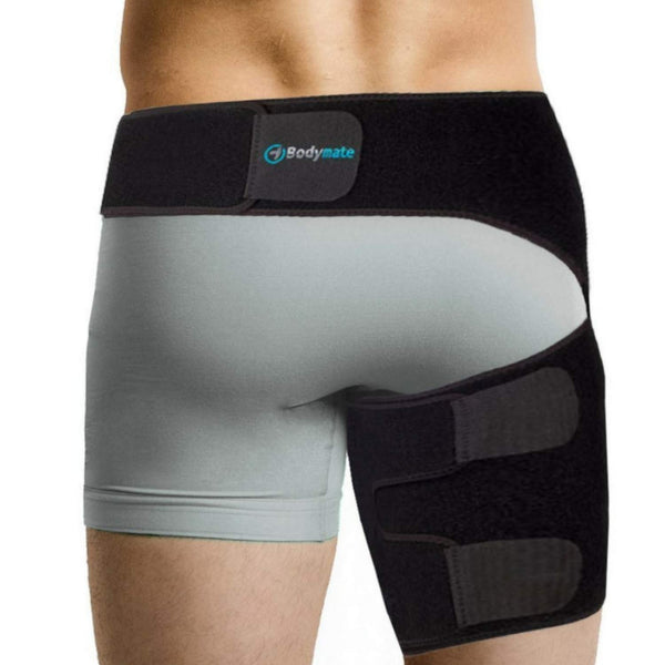 BODYMATE Hip Brace and Sciatica Pain Relief Devices - Adjustable Sacroiliac Belt for Thigh, Hamstring, Hip Pain