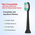 Replacement Toothbrush Heads for AquaSonic Black Series Electric Toothbrush, 10 Pack