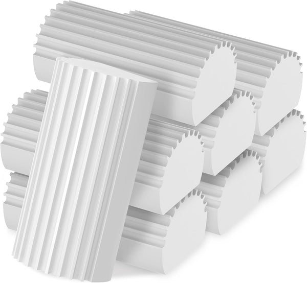 8-Pack Damp Clean Duster Sponge, Cleaning Brush for Blinds, Glass, Baseboards, Vents, and Faucets