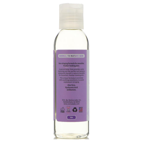 Reviva Labs Glycolic Acid Facial Toner, 4 Ounce