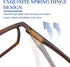 LUFF 4Pcs Anti-Blue-ray Reading Glasses, Portable Ultra-Light Readers (3.0X)