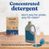 MamaP 100% Packaging, 60 Powerful Laundry Detergent Sheets, Fragrance-Free and Hypoallergenic, Natural Ingredients