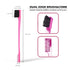 Soft 'N Style Double Sided Edge Control Hair Brush Comb Combo Pack 6 Pieces Pink and Black