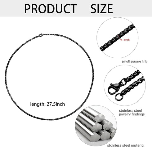 yothchose Lanyard Compatible with PLAUD NotePin Neck Strap, Stainless Steel Necklace for PLAUD NotePin AI Voice