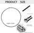 yothchose Lanyard Compatible with PLAUD NotePin Neck Strap, Stainless Steel Necklace for PLAUD NotePin AI Voice