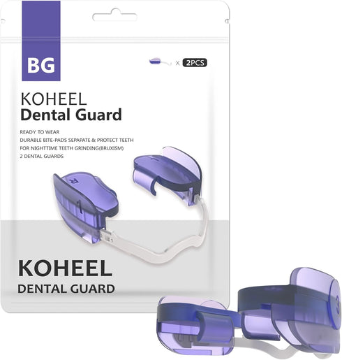 KOHEEL Mouth Guard for Teeth Grinding, Adjustable Dental Guard to Stop Bruxism, Night Guard, 2 Count, Medium