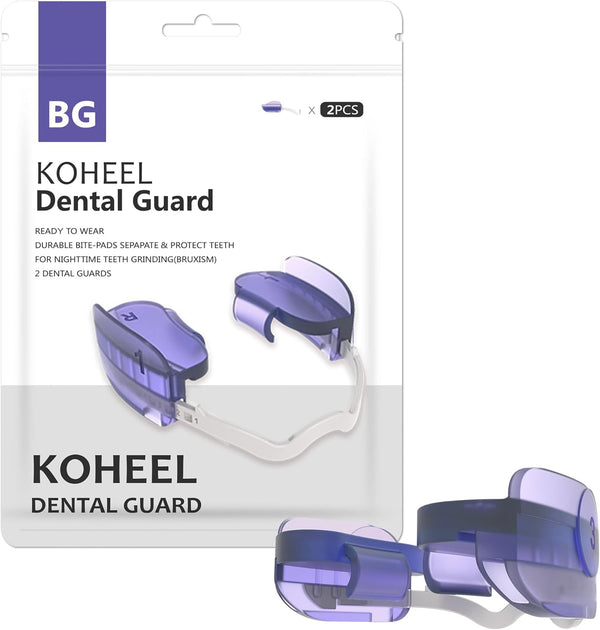 KOHEEL Mouth Guard for Teeth Grinding, Adjustable Dental Guard to Stop Bruxism, Night Guard, 2 Count, Medium