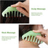 2pcs Massage Comb, Guasha Scraping Scalp Comb, Multi-Functional Handheld Head Massage Tool, Meridians Massager for Head Caring, Relaxation, Physical Therapy, Acupoint Treatment - Plastic Material