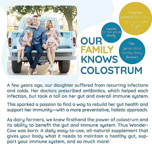 WonderCow Bovine Colostrum Superfood Creamer Powder with Organic Lions Mane & Coconut Milk MCTs