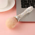 Shiny Rhinestone Portable Makeup Brush, Bling Crystal Professional Face Cosmetics Tool for Liquid Foundation, Powder,