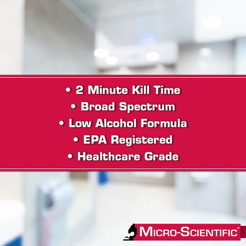 OCS12-024 Opti-Cide3 Model:NEMSI24SA Micro-Scientific - Healthcare Grade Disinfectant Cleaner and Sanitizer Spray