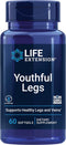 Life Extension Youthful Legs, Healthy Vein and Leg Support Supplement for Women, 60 Counts
