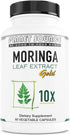 Moringa Leaf Gold Extract 10X, 60 Count Veggie Capsules, Vitamins & Minerals