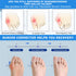 Bunion Corrector Women Men Big Toe, Adjustable Orthopedic Bunion Splint 2 Pcs Bunion Pads for Hallux Valgus Pain Relief Non-Slip Toe Straightener