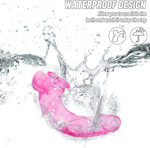 SignalBee 7.6 Inch Dildo Adult Sex Tools for Women Classic Wand Dildos with Powerful Suction Cup for Hands Free