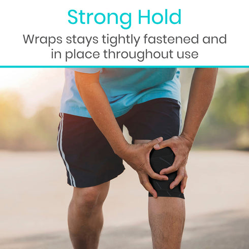 Vive Elastic Knee Wrap, Compression Bandage for Pain Relief in Ankle, Foot, Calf & Wrist