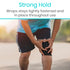Vive Elastic Knee Wrap, Compression Bandage for Pain Relief in Ankle, Foot, Calf & Wrist