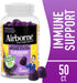 Gummies Immune Gummies 50 Gummies, Airborne Elderberry + Zinc & Vitamin C For Adults, Support Vitamin D & Zinc