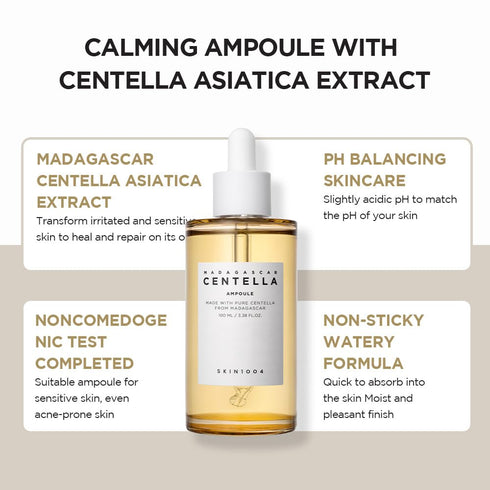 SKIN1004 Madagascar Centella Asiatica Ampoule Facial Serum - 3.38 fl.oz (100ml)