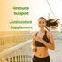 Vitamin E as dl-Tocopheryl Acetate & d-Alpha-Tocopherol Plus Selenium - Antioxidant Supplement for Immune Support &