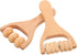 SHINEOFI 2Pcs Wooden Massage Roller, Hand Muscle Roller Stick, Bead Massage Tool for