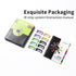 Dental IPR Strip System, 10 Pcs Orthodontic Interproximal Reduction Enamel Kits, Multi-Colored